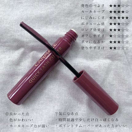 クイックラッシュカーラー/キャンメイク/マスカラ下地を使ったクチコミ(5枚目)