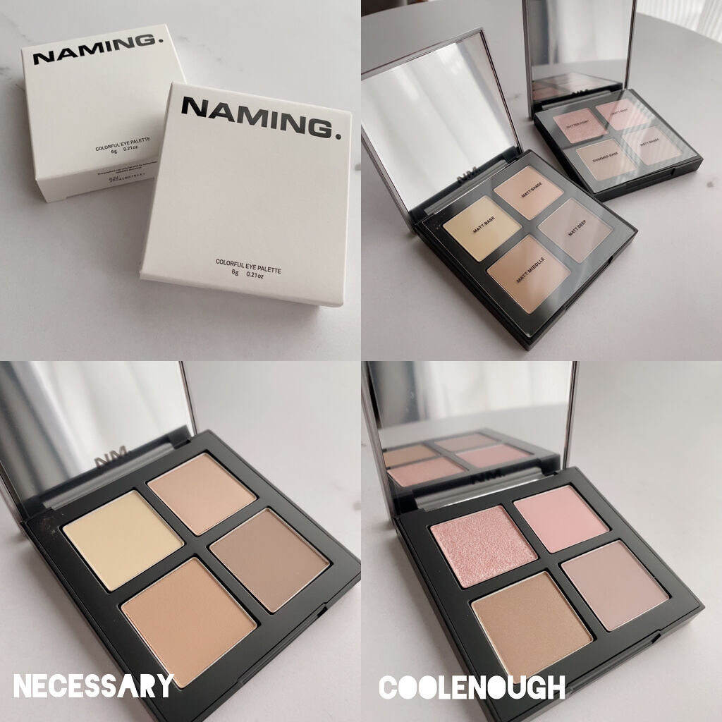 COLORFUL EYE PALETTE/NAMING./アイシャドウパレットを使ったクチコミ（2枚目）