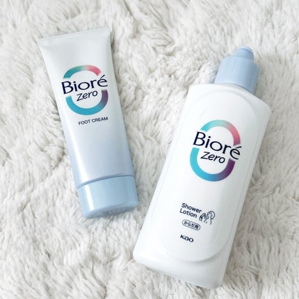 ビオレZero さらさらフットクリーム せっけんの香り/ビオレ/レッグ・フットケアを使ったクチコミ(1枚目)