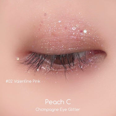 シャンパンアイグリッター/Peach C/リキッドアイシャドウの画像