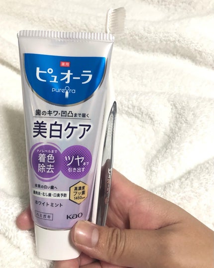 薬用ピュオーラ 美白ケア ハミガキ/ピュオーラ/歯磨き粉を使ったクチコミ(1枚目)