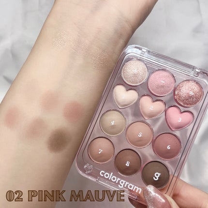 目元チュートリアルアイパレット/Colorgram/アイシャドウパレットを使ったクチコミ(3枚目)