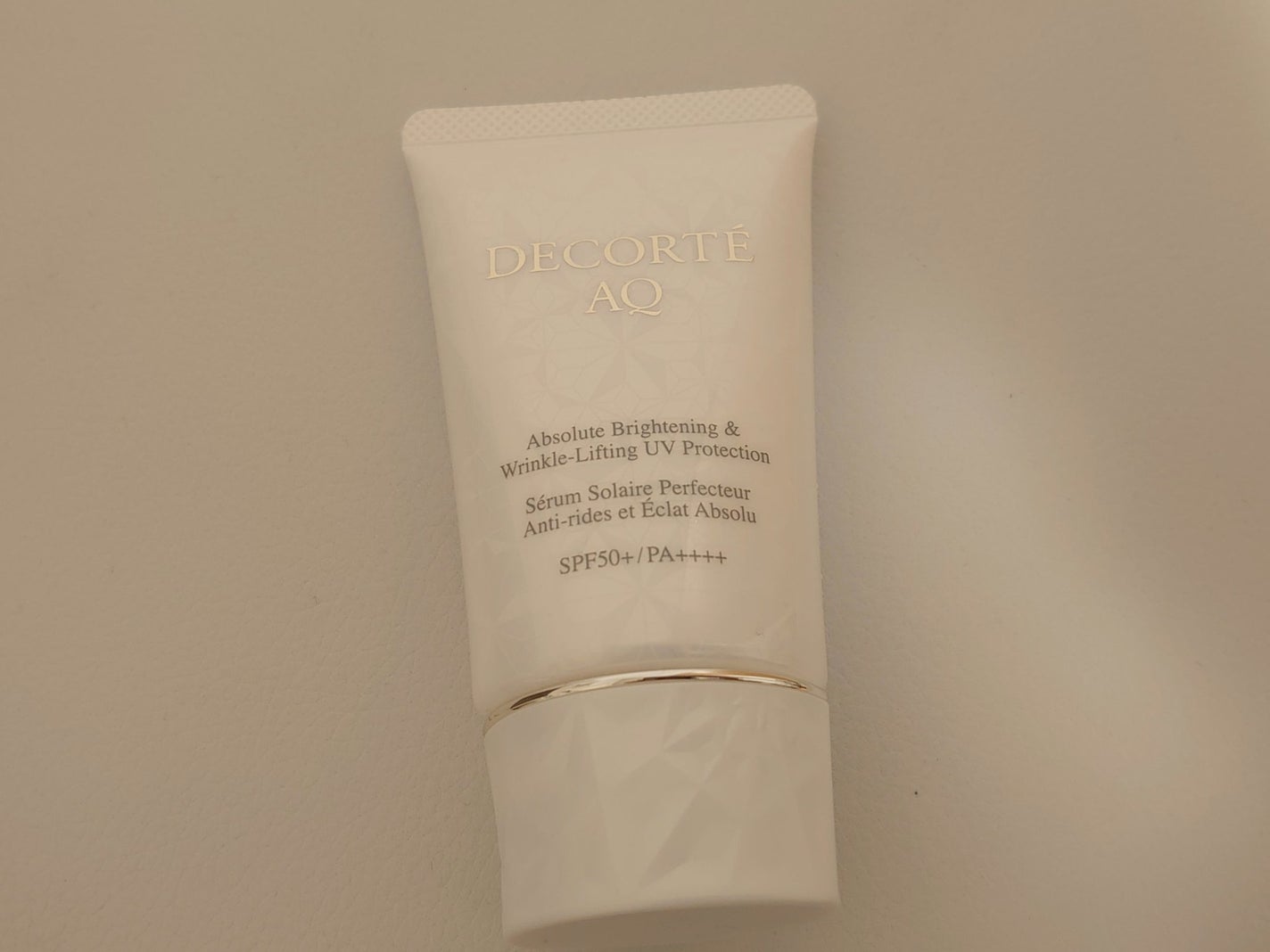 AQ アブソリュート UV プロテクション ブライトニング & リンクル/DECORTÉ/日焼け止めローションを使ったクチコミ(1枚目)