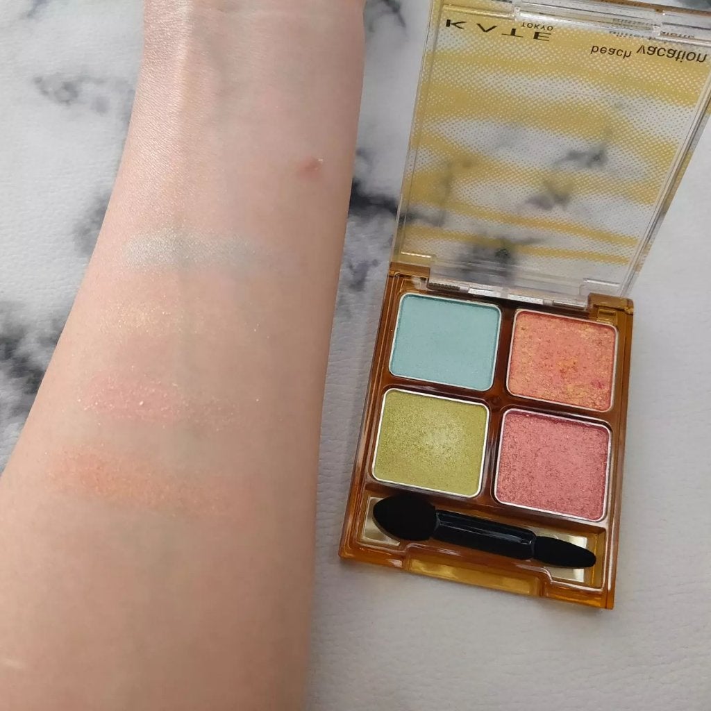 ビーチバカンスグリッターパレット/KATE/アイシャドウパレットを使ったクチコミ(5枚目)