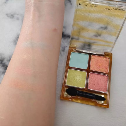 ビーチバカンスグリッターパレット/KATE/アイシャドウパレットを使ったクチコミ(5枚目)