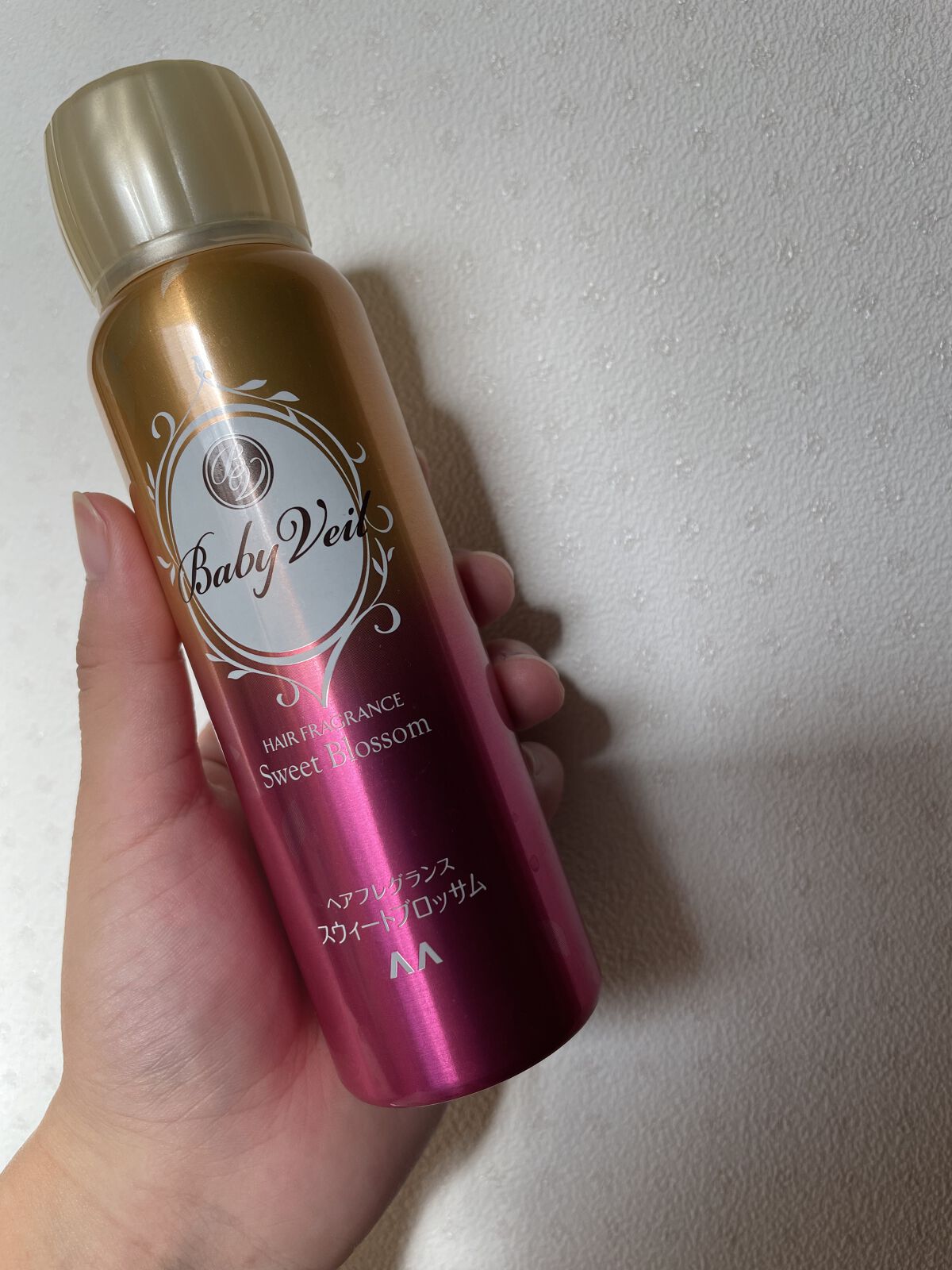 マンダム ベビーベール ヘアフレグランス　スイートブロッサムのクチコミ「2ヶ月前に気になっていたので
買ってみました！！！

甘くてお花の香りがするので
すごくいい匂.....」（1枚目）