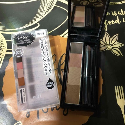 リシェ カラーリング アイブロウパウダー/Visée/パウダーアイブロウを使ったクチコミ(1枚目)