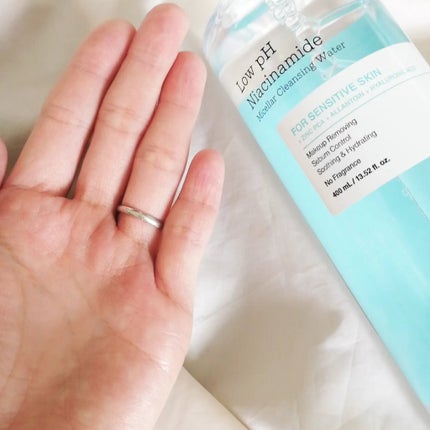 弱酸性 ナイアシンアミド ミセラークレンジングウォーター/COSRX/クレンジングウォーターを使ったクチコミ(3枚目)