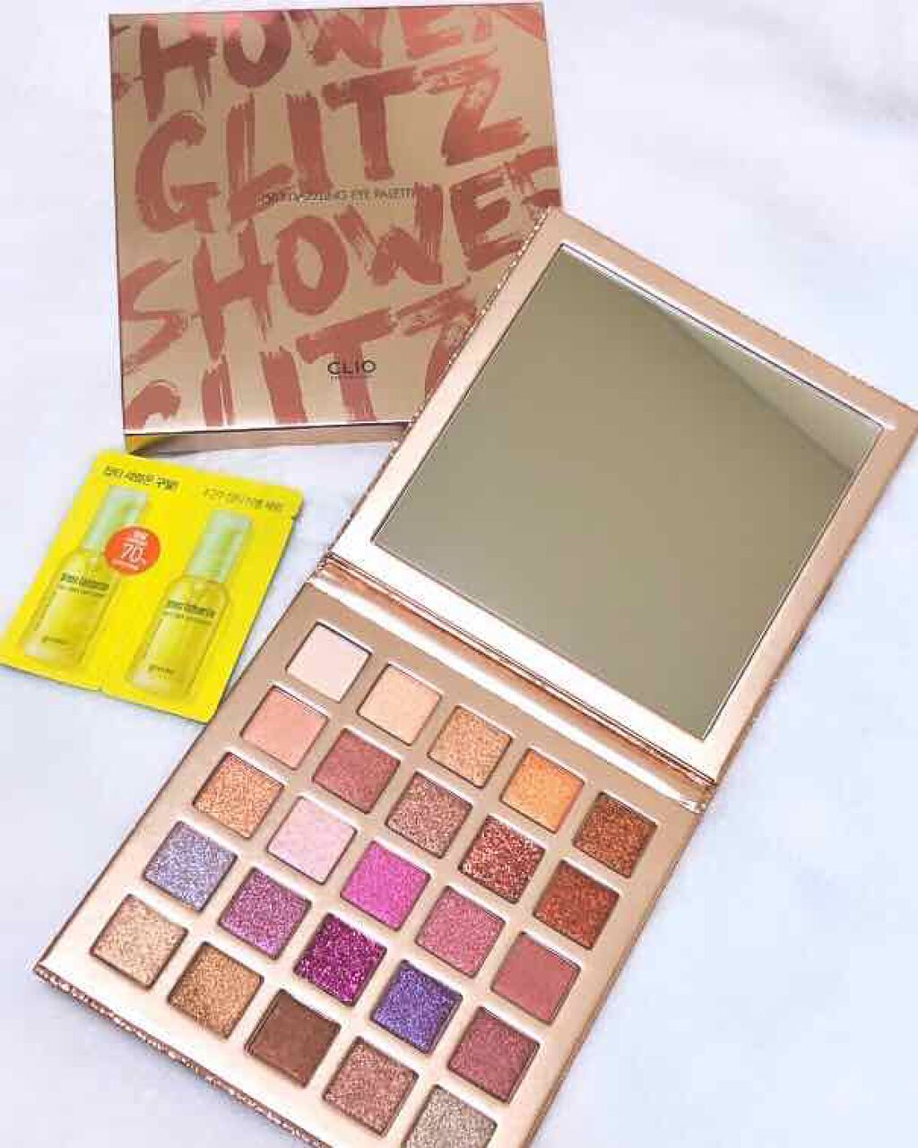 プロ ダズリング アイパレット グリッツ シャワー/CLIO/アイシャドウパレットを使ったクチコミ(1枚目)