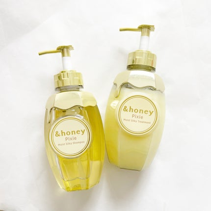 アンドハニー ピクシー モイストシルキー シャンプー1.0/ヘアトリートメント2.0/&honey/市販シャンプーを使ったクチコミ(5枚目)