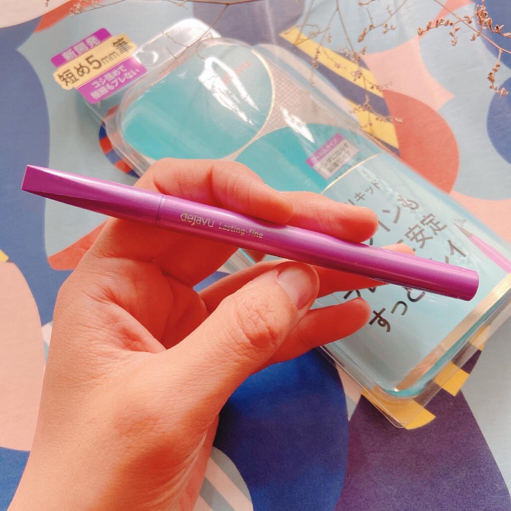 「密着アイライナー」ショート筆リキッド/デジャヴュ/リキッドアイライナーを使ったクチコミ（3枚目）