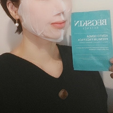 KENTO SENGA PREMIUM FACEPACK/BEGSKIN SCIENCE/シートマスク・パックを使ったクチコミ(6枚目)