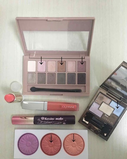 ヌードパレット ブラッシュド/MAYBELLINE NEW YORK/アイシャドウパレットを使ったクチコミ(1枚目)