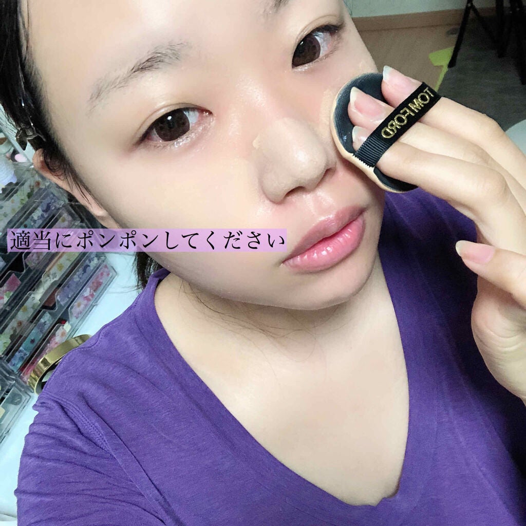 トレースレス タッチ ファンデーション SPF 45 サテンマット クッション コンパクト/TOM FORD BEAUTY/クッションファンデーションを使ったクチコミ(2枚目)