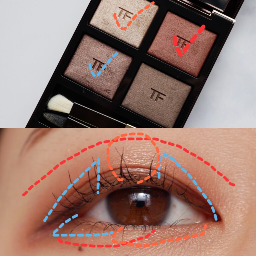 アイ カラー クォード/TOM FORD BEAUTY/アイシャドウパレットを使ったクチコミ(2枚目)