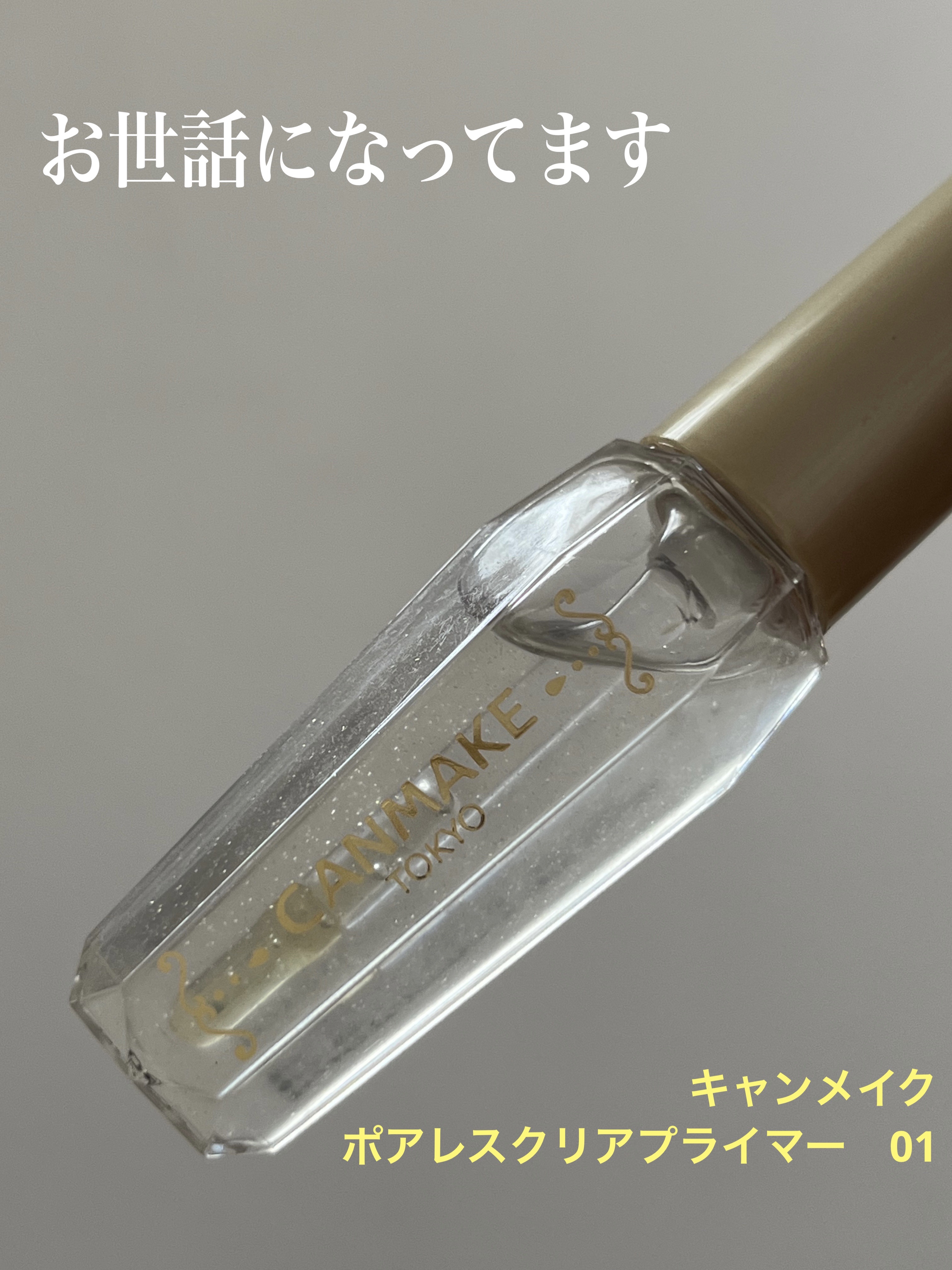 ポアレスクリアプライマー/キャンメイク/化粧下地を使ったクチコミ（1枚目）