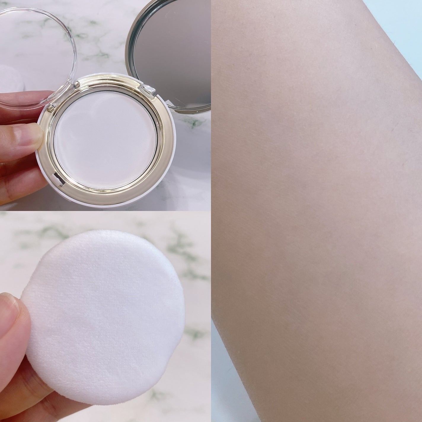 ハイドラセッティングパウダー/byLieto/プレストパウダーを使ったクチコミ(5枚目)