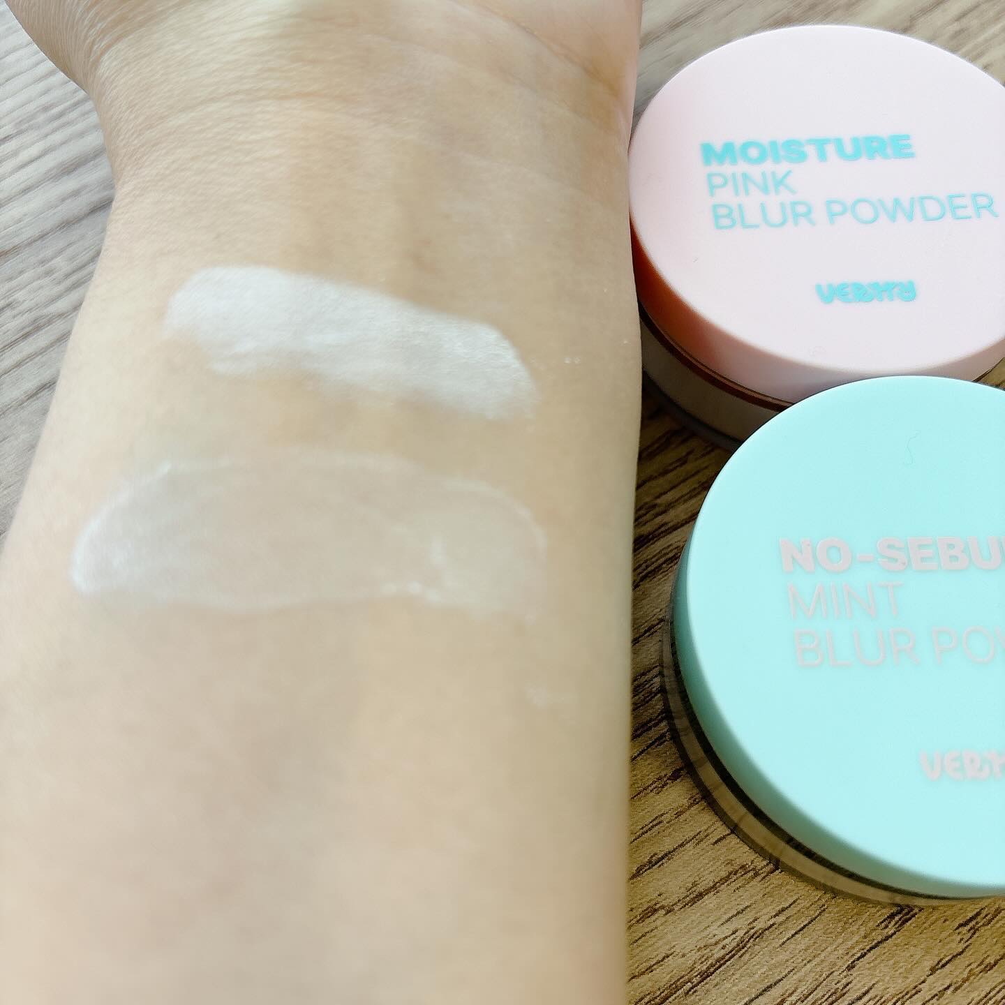 ノーセバムミントブラーパウダー /Vertty/ルースパウダーを使ったクチコミ（3枚目）