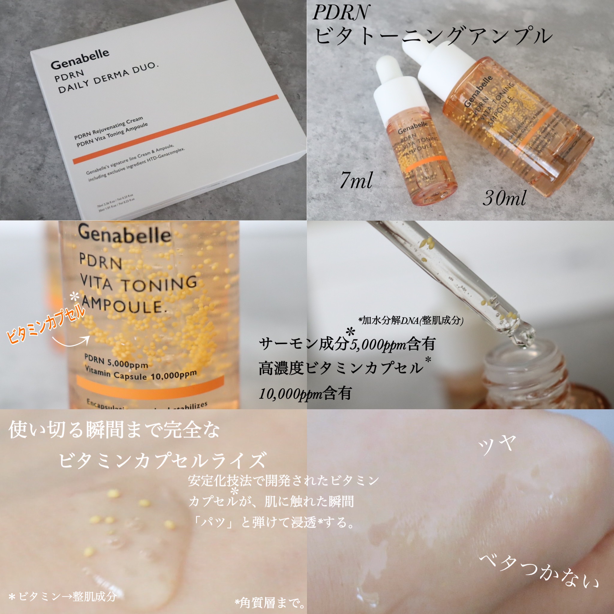 PDRNデイリーダーマデュオSET/Genabelle/スキンケアキットを使ったクチコミ（2枚目）