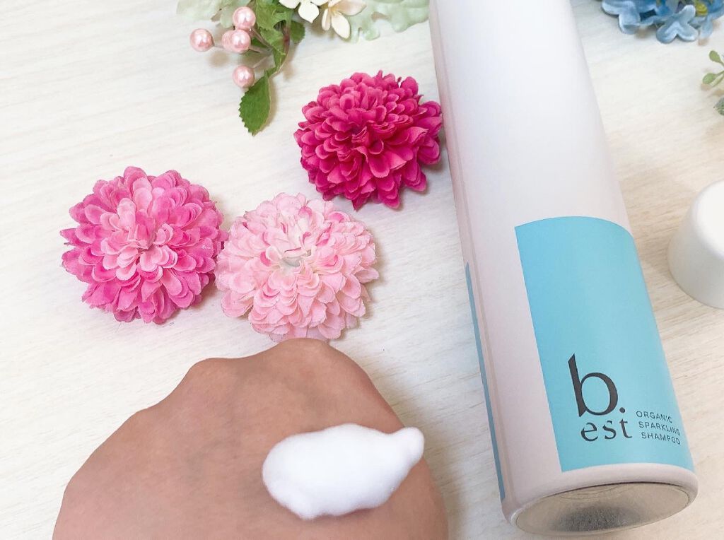 オーガニックスパークリングシャンプー/b.ris/市販シャンプーを使ったクチコミ(3枚目)