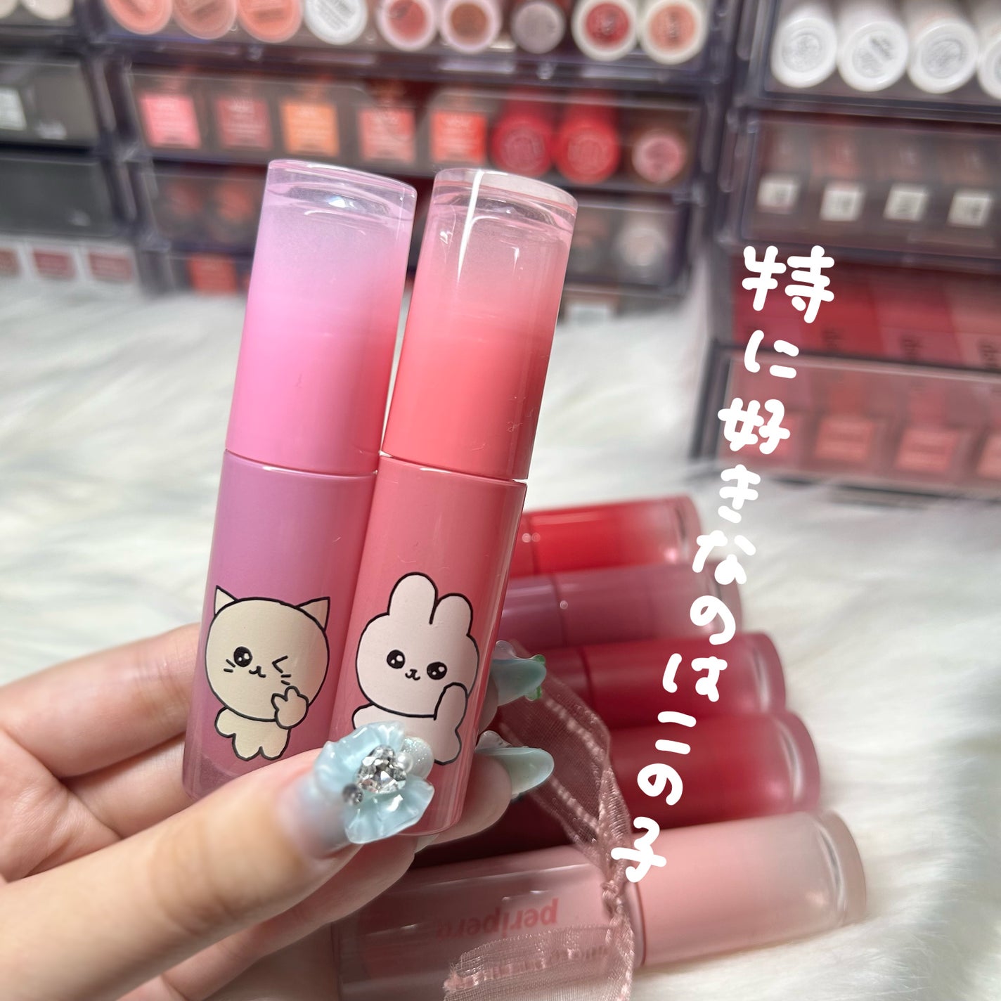 インク ムード ドロップ ティント/PERIPERA/リップグロスを使ったクチコミ(7枚目)