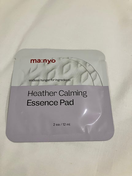ヘザーカーミングエッセンスパッド/manyo/トナーパッドを使ったクチコミ(1枚目)