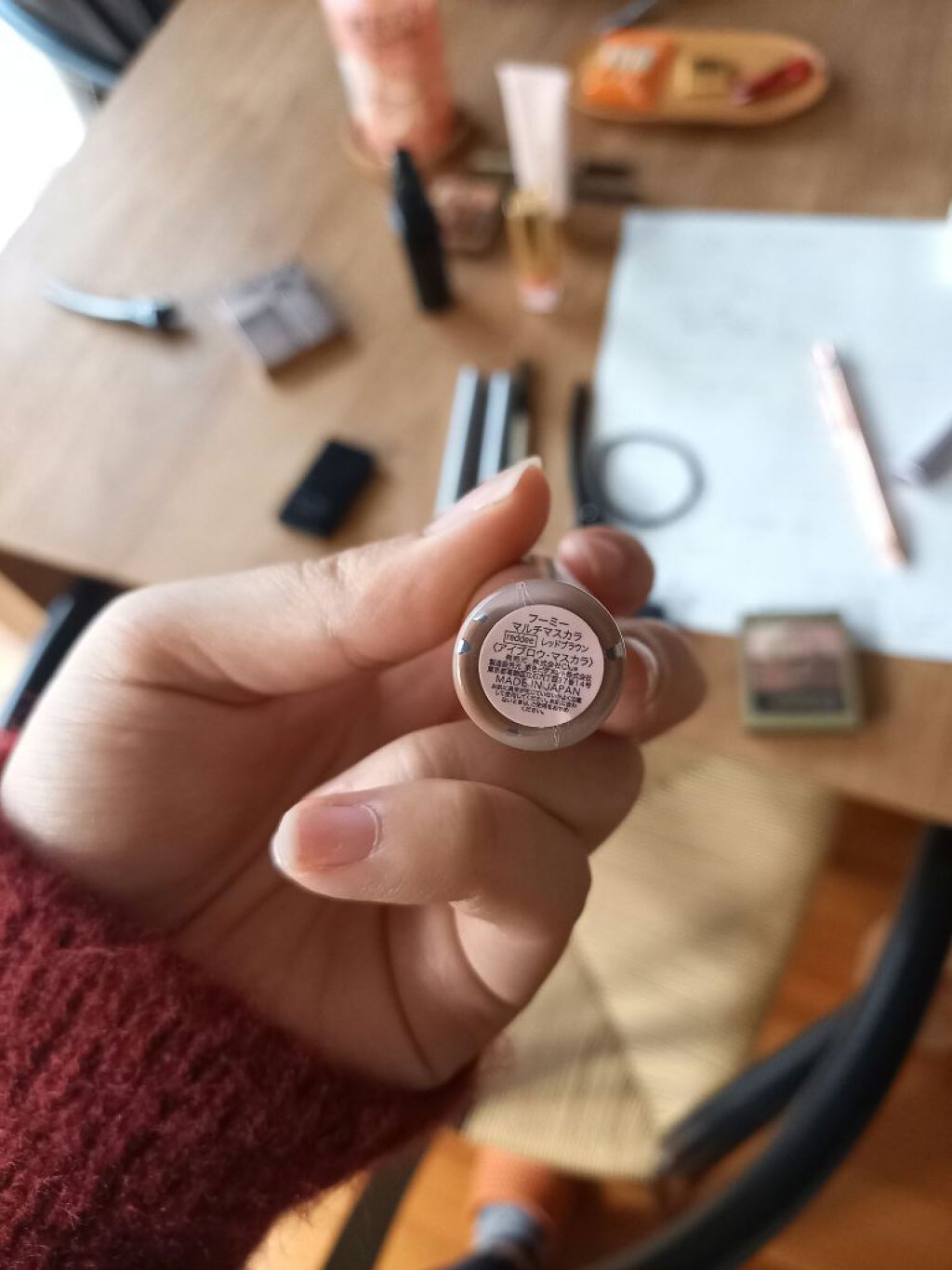 マルチマスカラ/WHOMEE/眉マスカラを使ったクチコミ(2枚目)