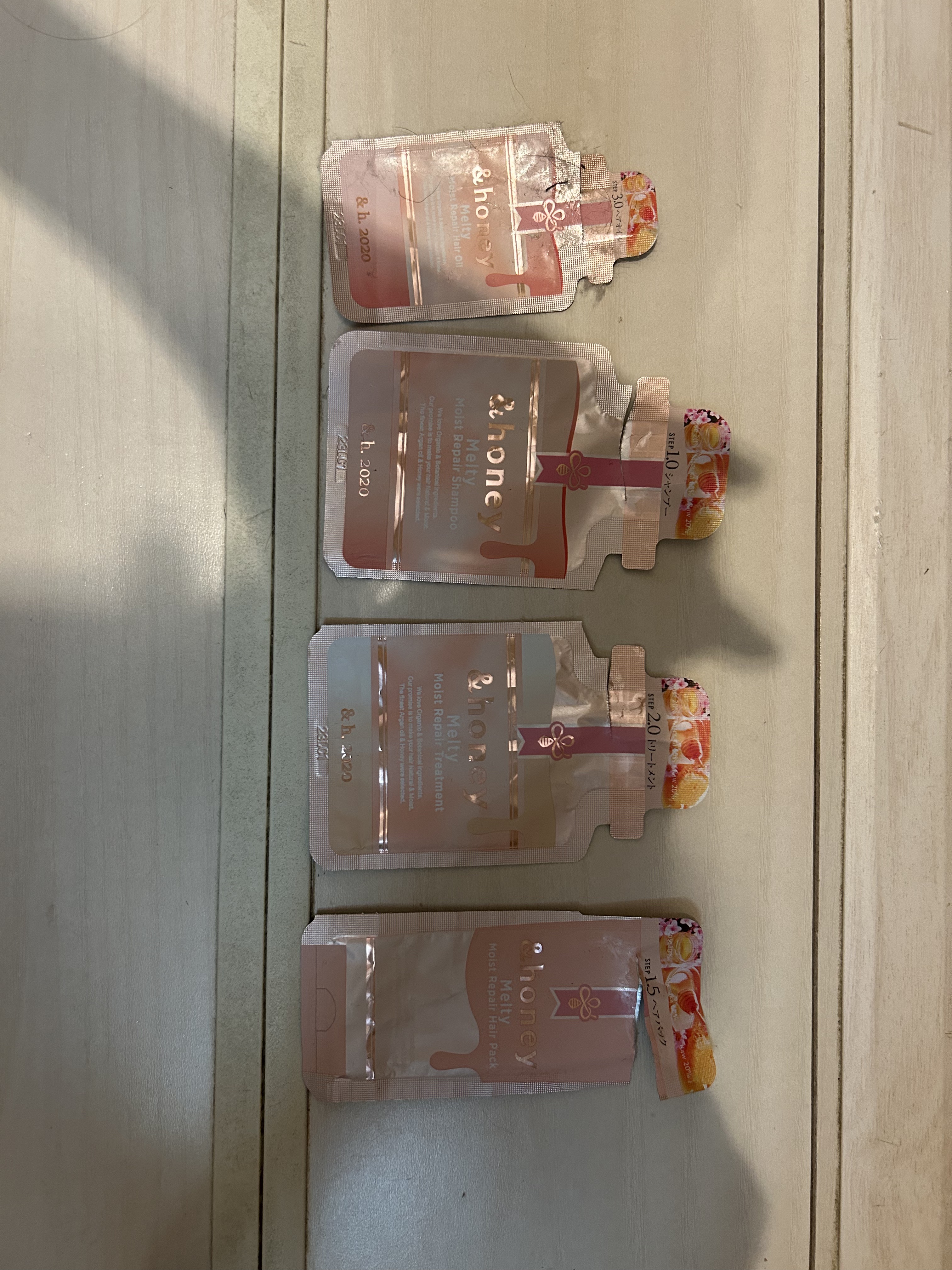 &honey Melty モイストリペア シャンプー1.0／モイストリペア ヘアトリートメント2.0/&honey/市販シャンプーを使ったクチコミ（1枚目）