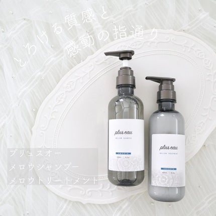 メロウシャンプー/メロウトリートメント/plus eau/市販シャンプーを使ったクチコミ(1枚目)