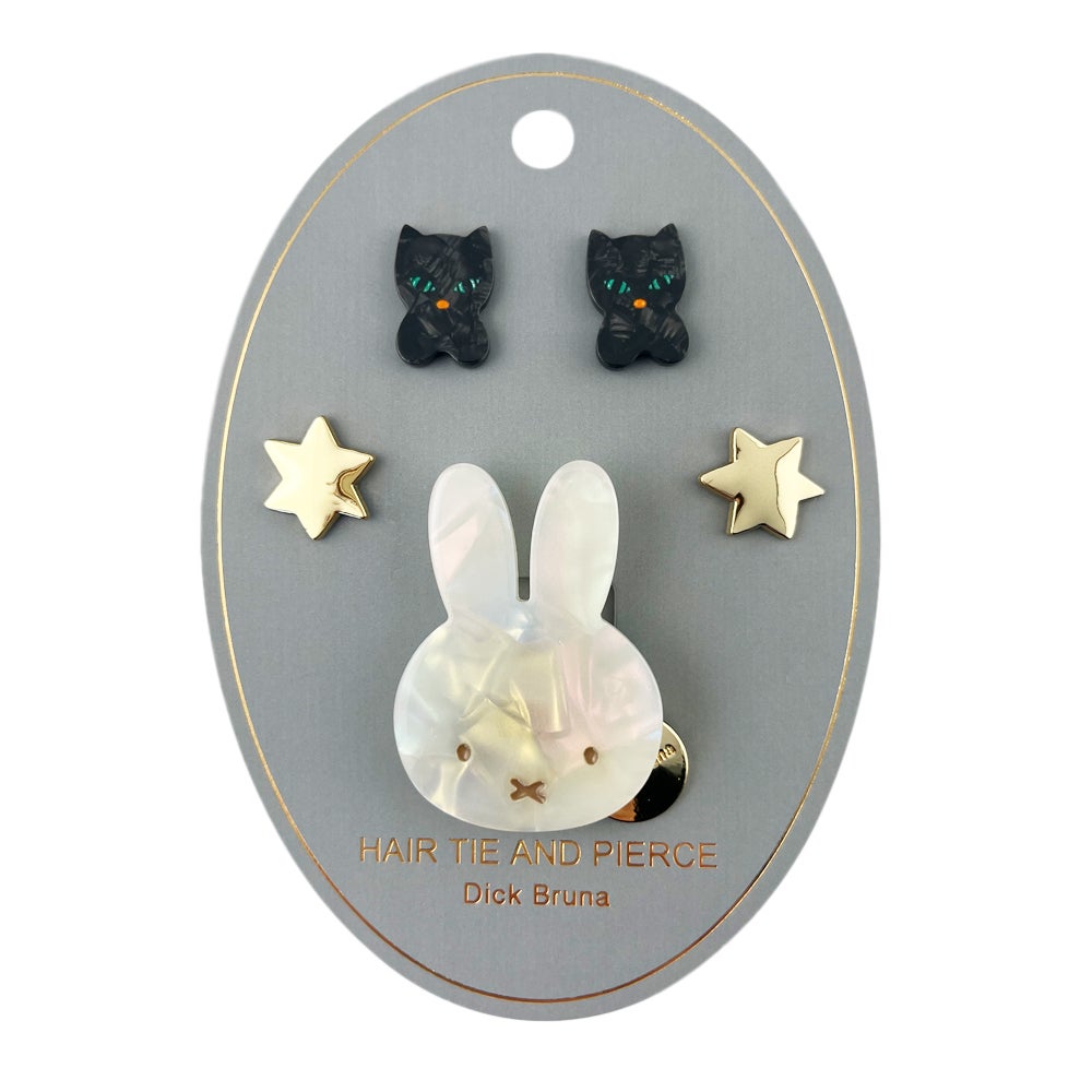 MFピアス&ヘアゴム miffy