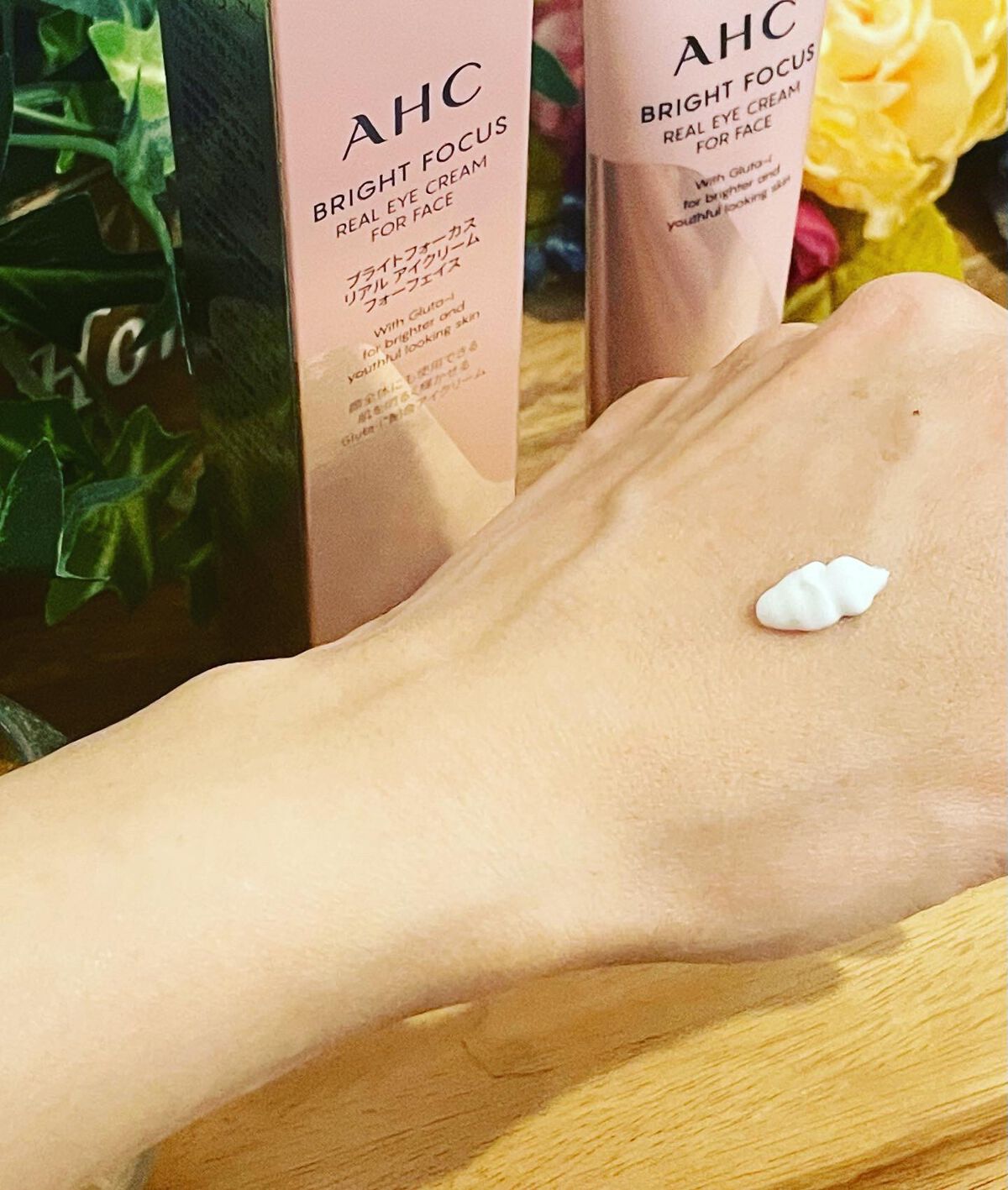 ブライト フォーカス リアル アイクリーム フォーフェイス/AHC/アイケア・アイクリームを使ったクチコミ（2枚目）