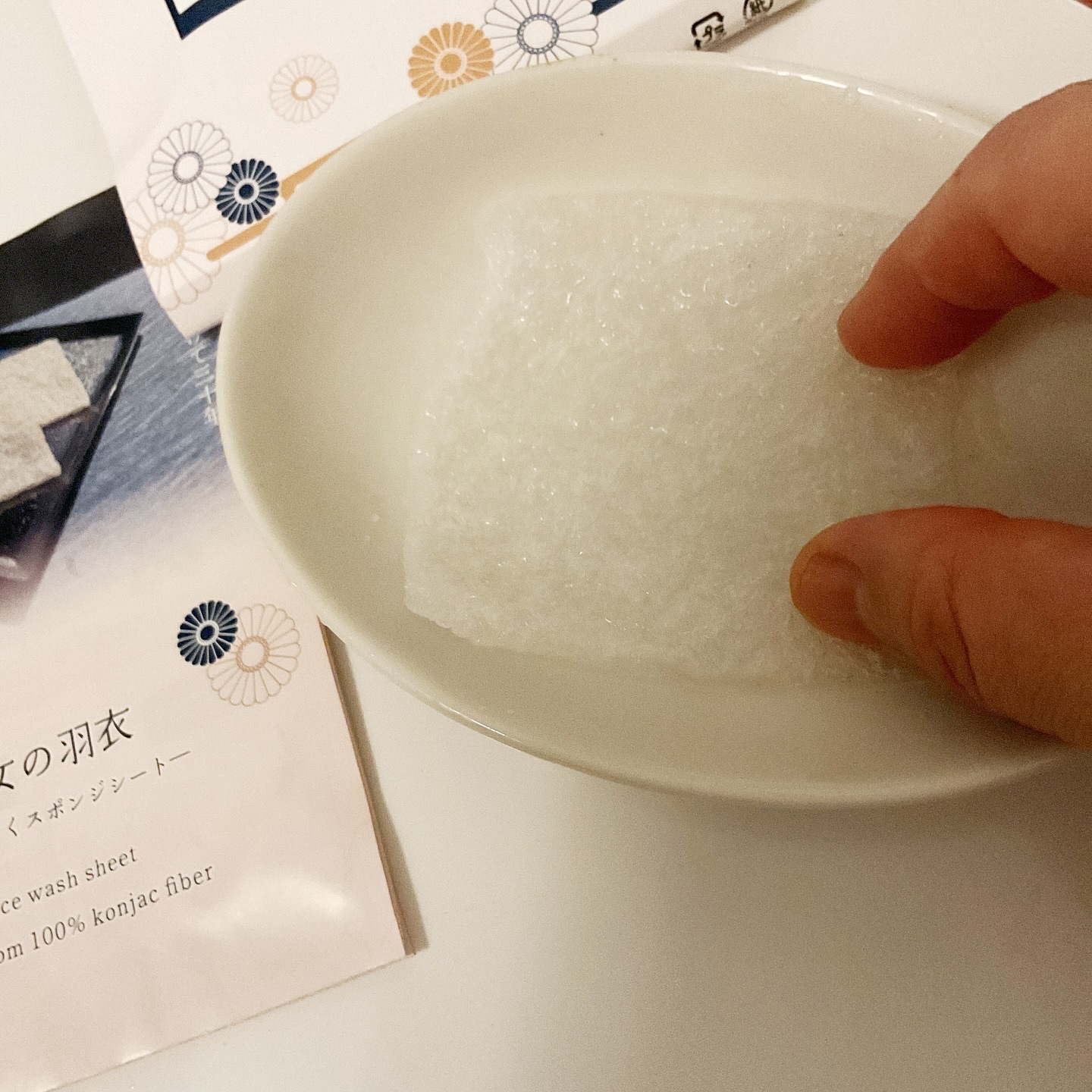 こんにゃくスポンジシート　-天女の羽衣-/ナチュラブ/その他スキンケアグッズを使ったクチコミ（3枚目）