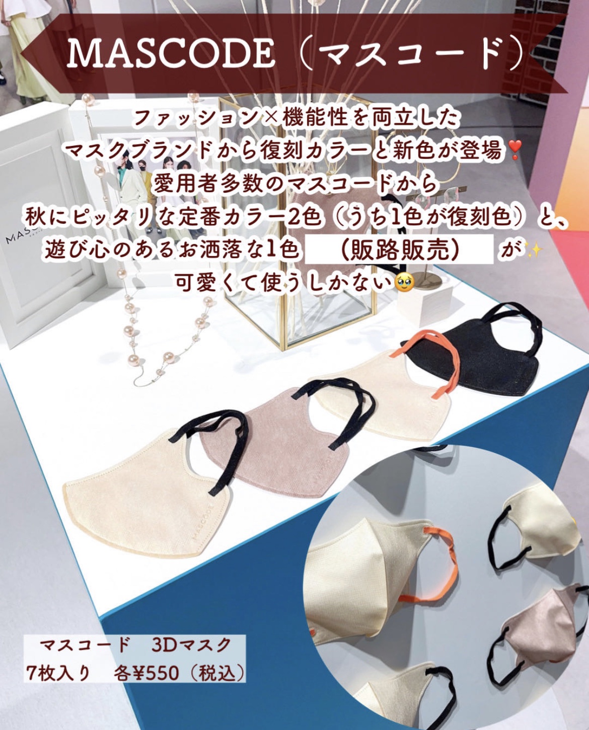 3D不織布マスク/MASCODE/マスクを使ったクチコミ（3枚目）