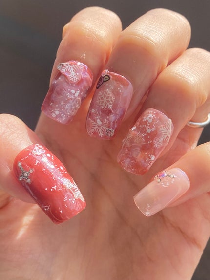 ACネイルエナメル/セリア/マニキュアを使ったクチコミ(3枚目)