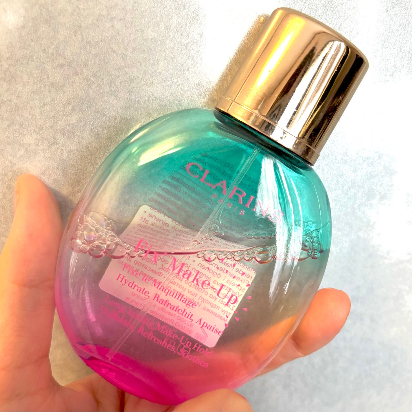 フィックス メイクアップ/CLARINS/ミスト状化粧水を使ったクチコミ(1枚目)