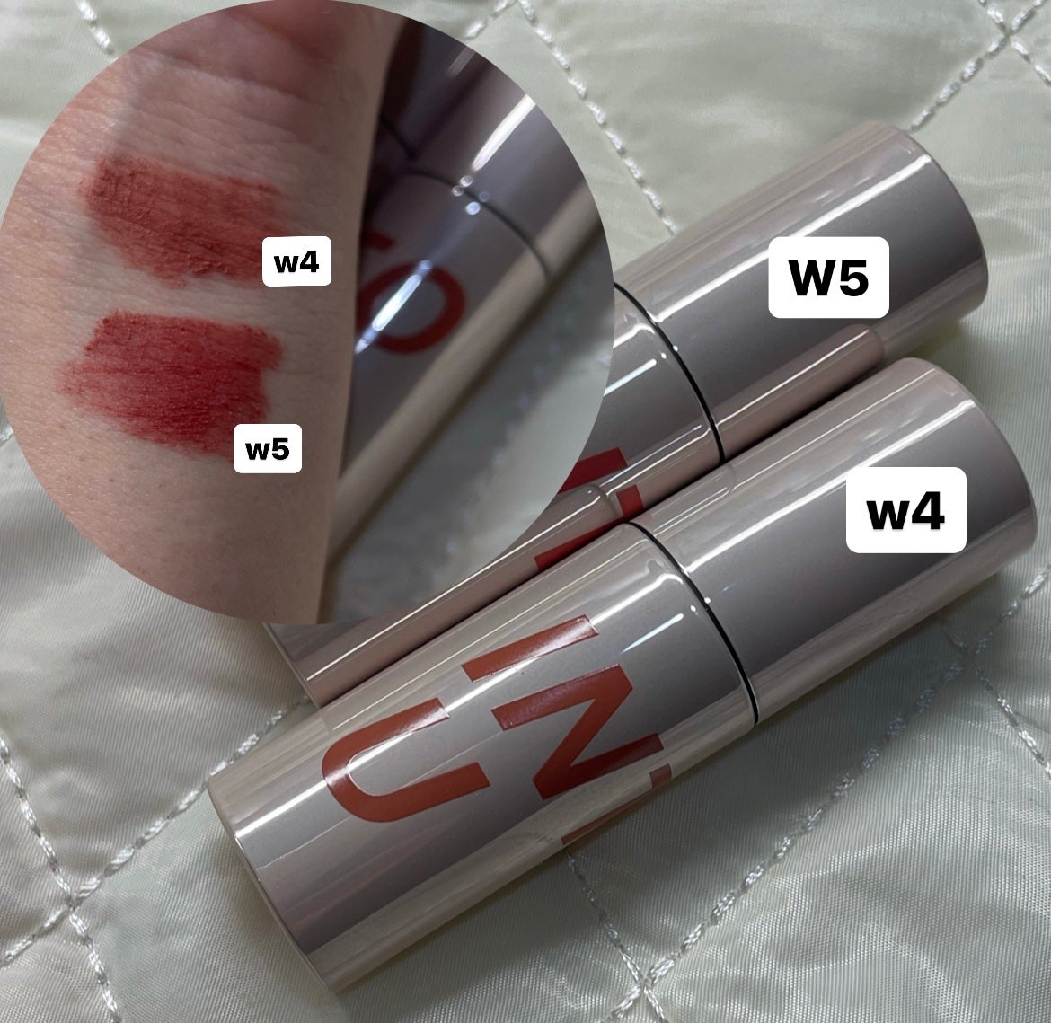 スーパーマットリップ&チークマッド/INTO U/口紅を使ったクチコミ(2枚目)