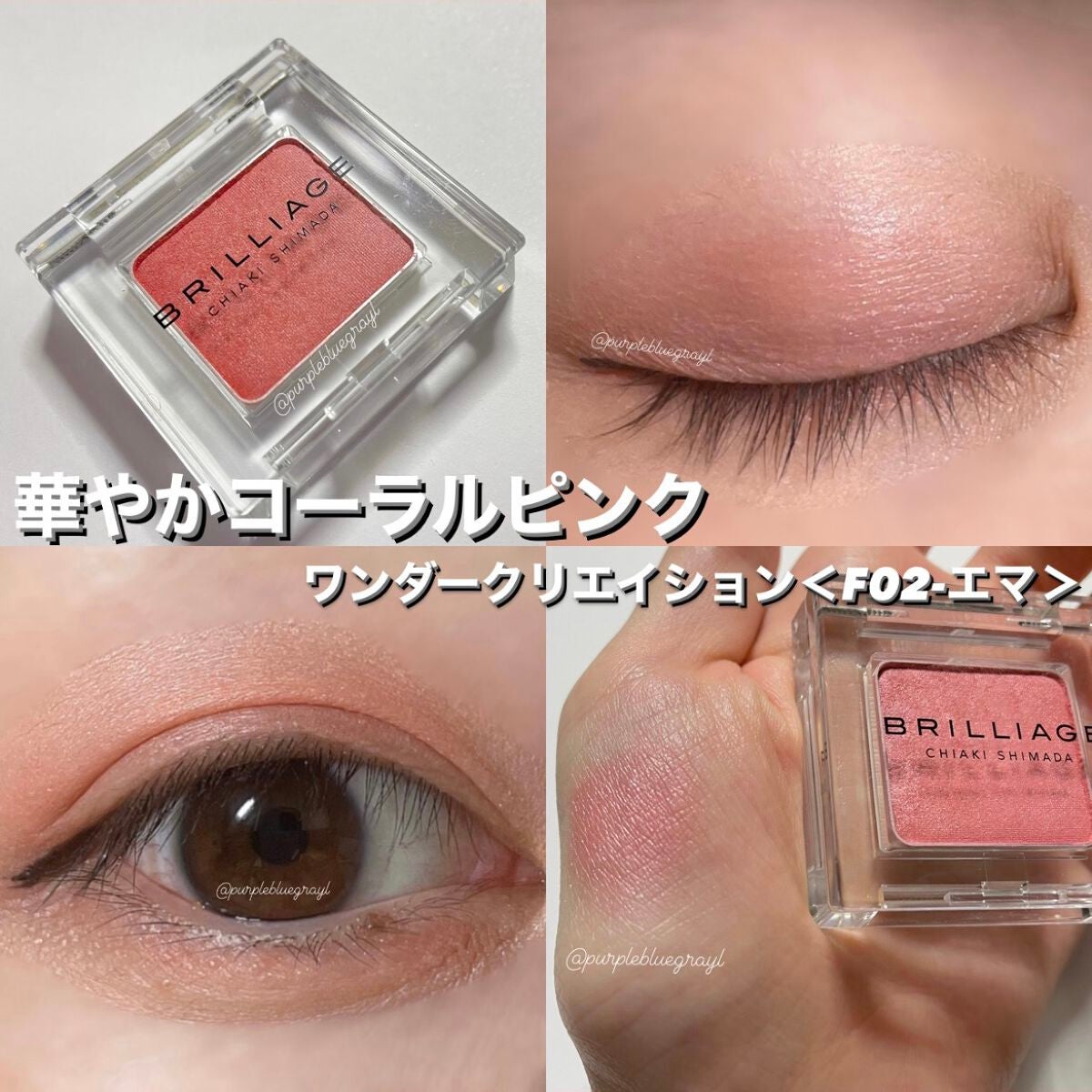 ワンダークリエイション /ブリリアージュ/単色アイシャドウを使ったクチコミ(1枚目)