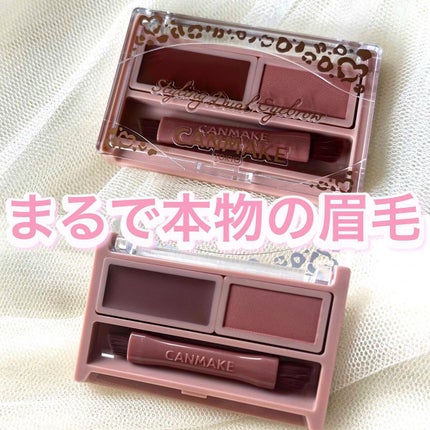 スタイリングデュアルアイブロウ/キャンメイク/アイブロウを使ったクチコミ(1枚目)