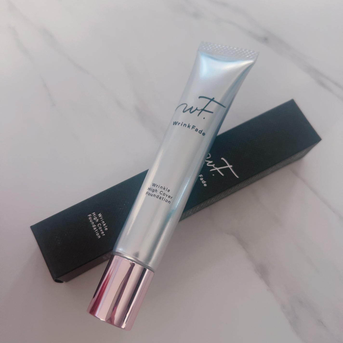 薬用リンクルカバーファンデーション〈シワ改善ファンデーション〉/WrinkFade/リキッドファンデーションを使ったクチコミ(2枚目)