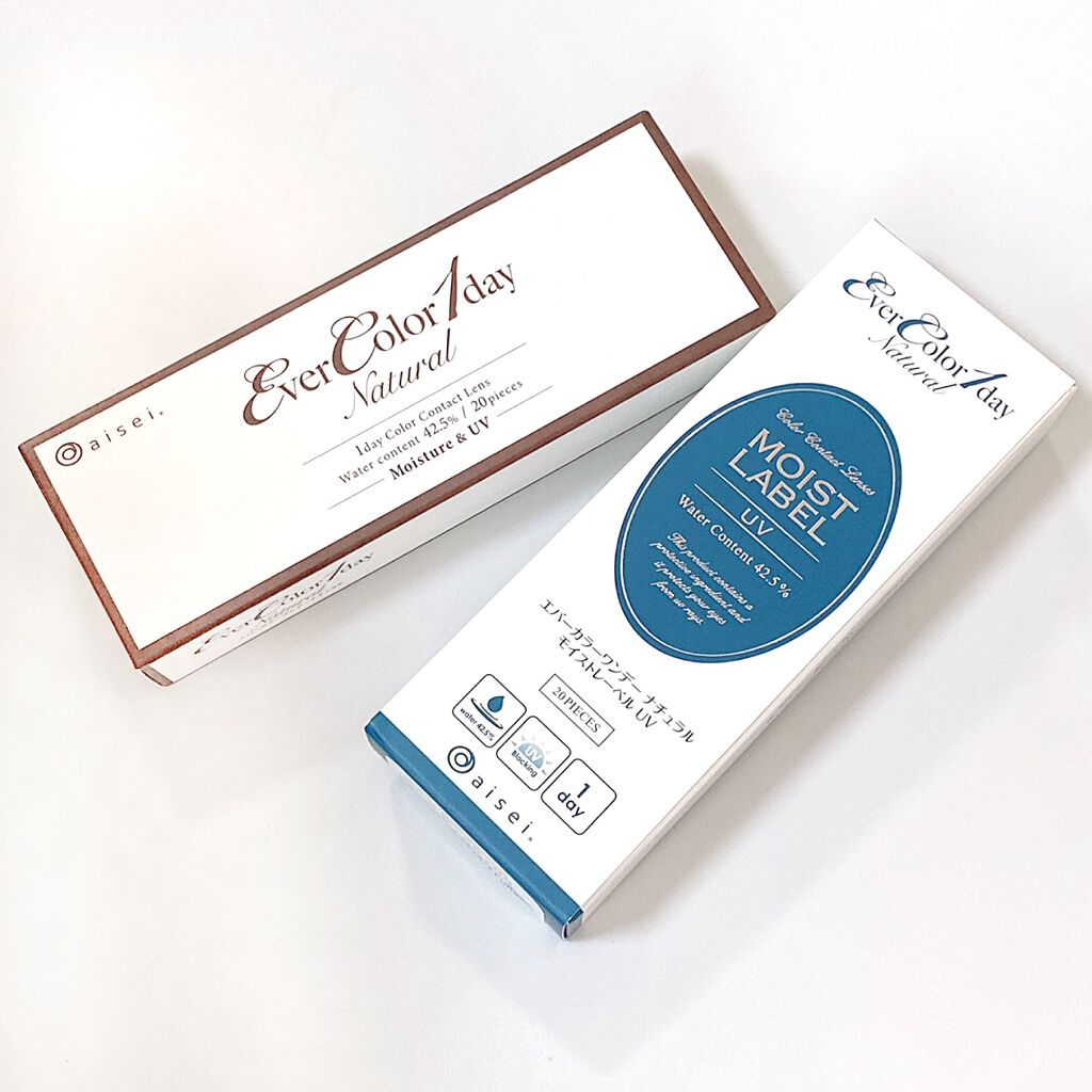 エバーカラーワンデーナチュラル モイストレーベルUV/エバーカラー/ワンデー(1DAY)カラコンを使ったクチコミ(10枚目)