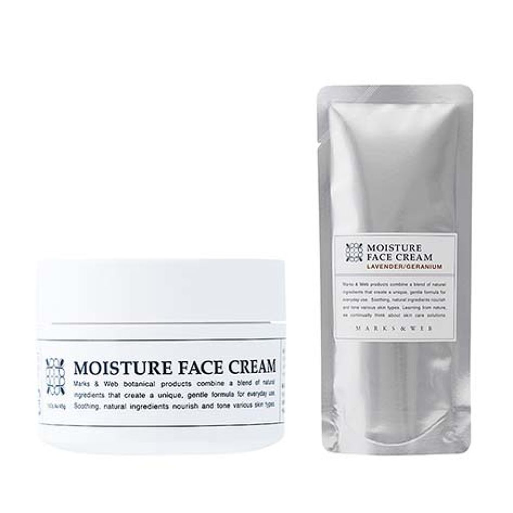ハーバルモイスチャーフェイスクリーム ラベンダー/ゼラニウム / MARKS&WEB