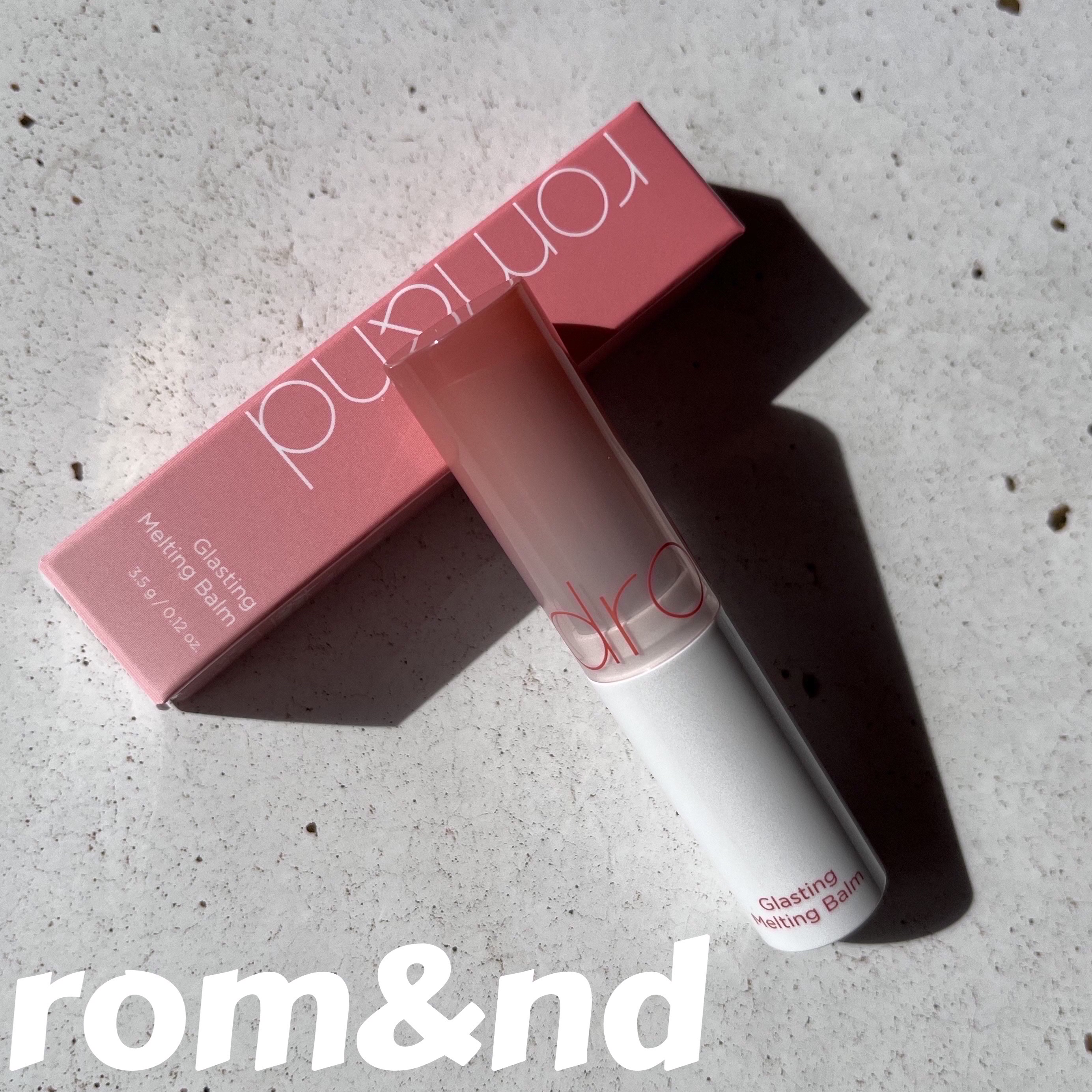 グラスティングメルティングバーム/rom&nd/リップバームを使ったクチコミ（1枚目）