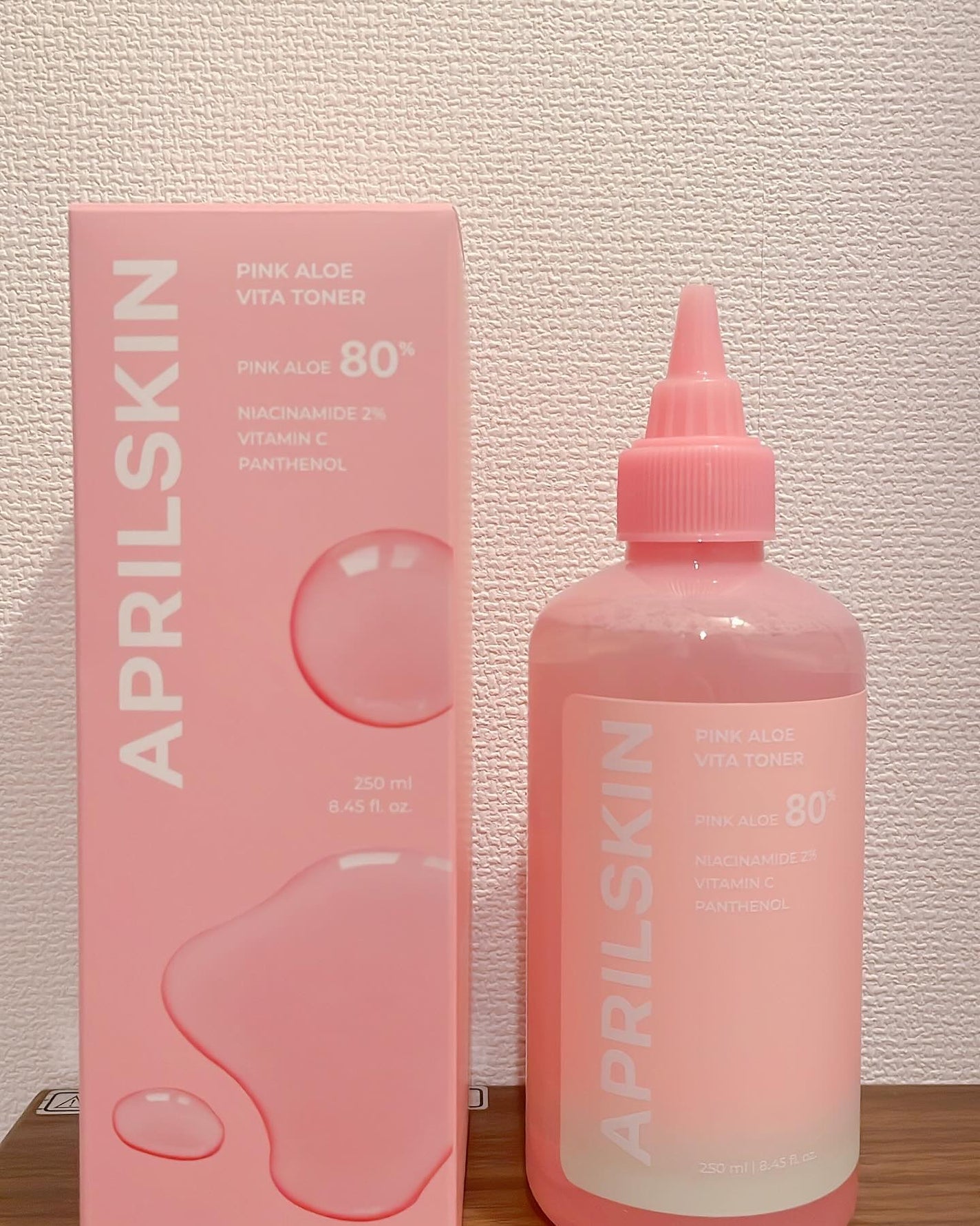 ピンクアロエビタトナー/APRILSKIN/化粧水を使ったクチコミ(1枚目)