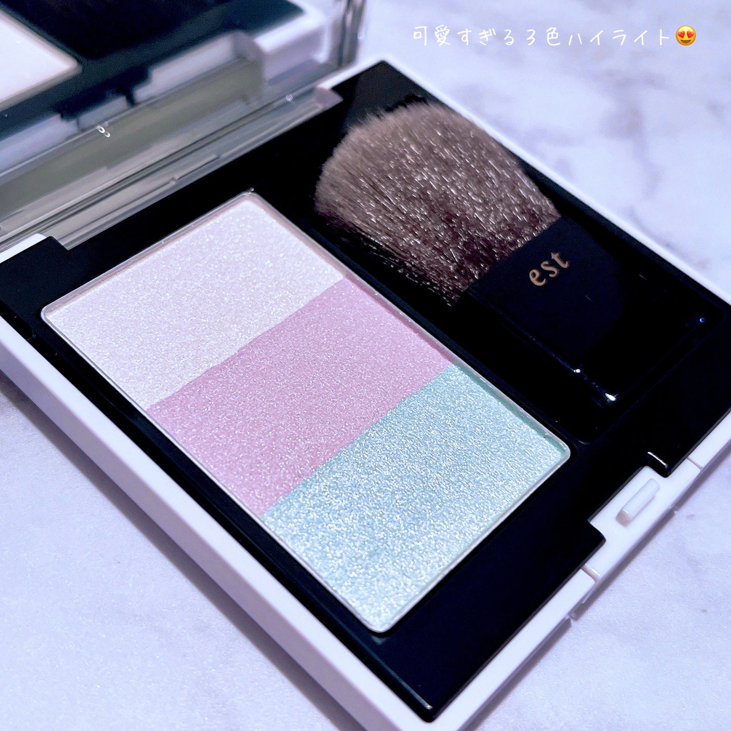 エスト ノーブル グロウ ブラッシュ/ハイライト/est/ハイライトを使ったクチコミ(4枚目)