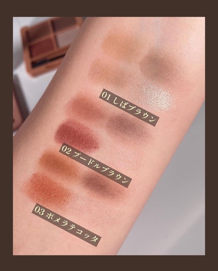 わんだふるアイカラー/KIREI FACTORY/アイシャドウパレットを使ったクチコミ(3枚目)