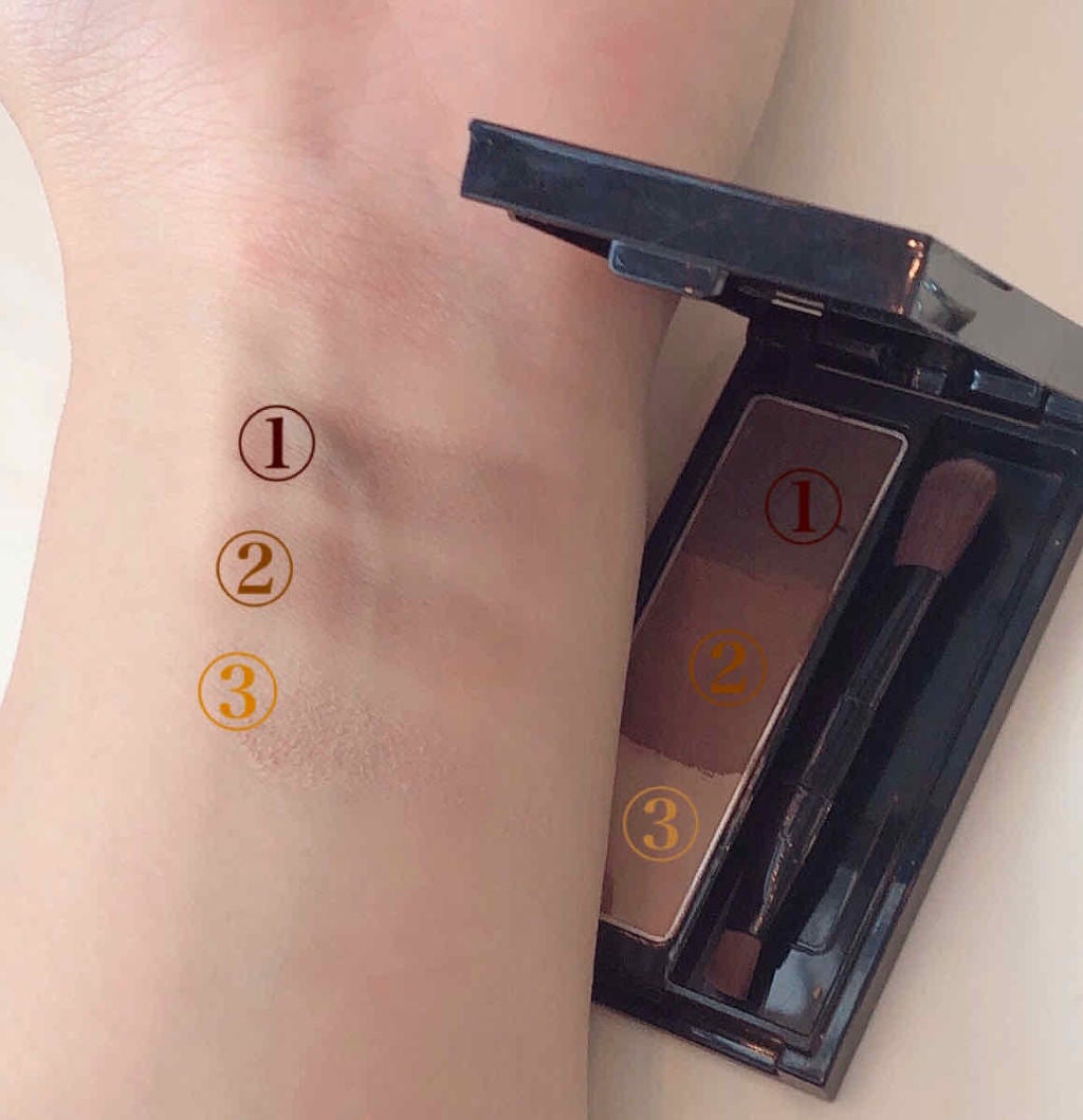 ケイト デザイニングアイブロウ3D/KATE/パウダーアイブロウを使ったクチコミ(2枚目)