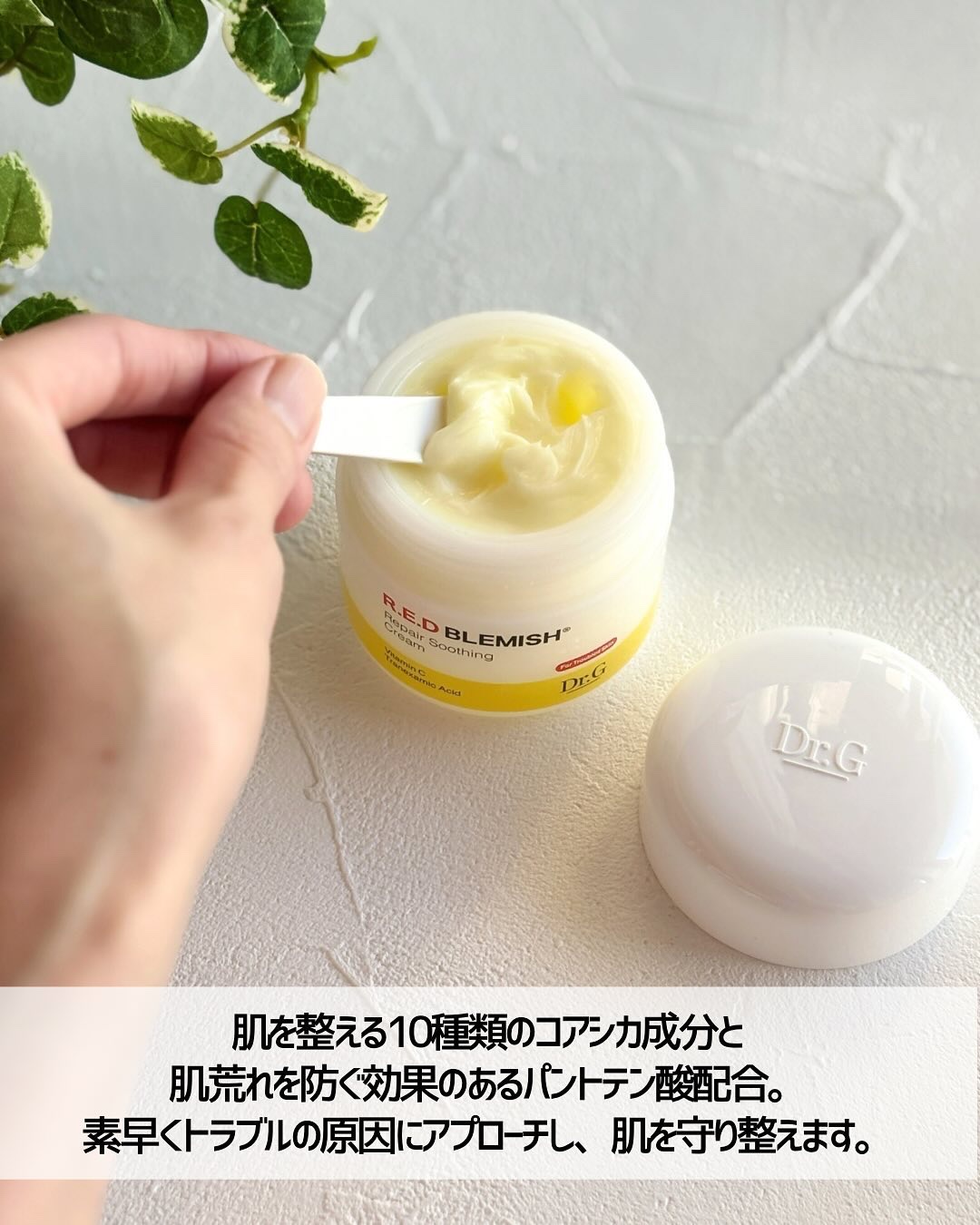レッドブレミッシュ リペアスージングクリーム/Dr.G/フェイスクリームを使ったクチコミ（3枚目）