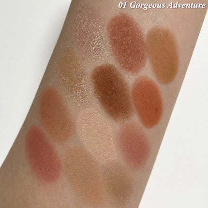 サーカスシリーズ12色アイシャドウパレット 02 Incredible Kingdom/FlowerKnows/アイシャドウパレットを使ったクチコミ(3枚目)