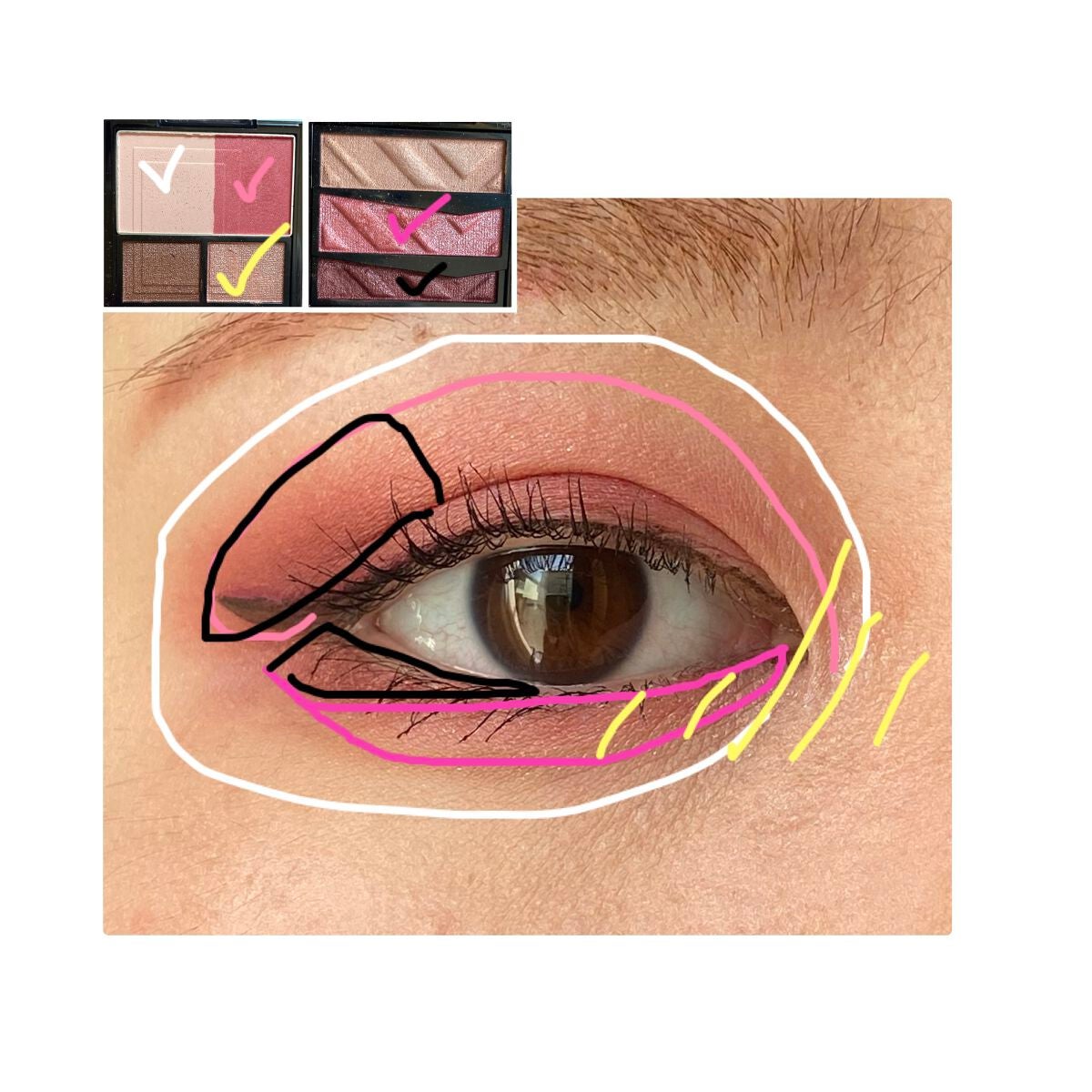 パーツリサイズシャドウ/KATE/アイシャドウパレットを使ったクチコミ(3枚目)