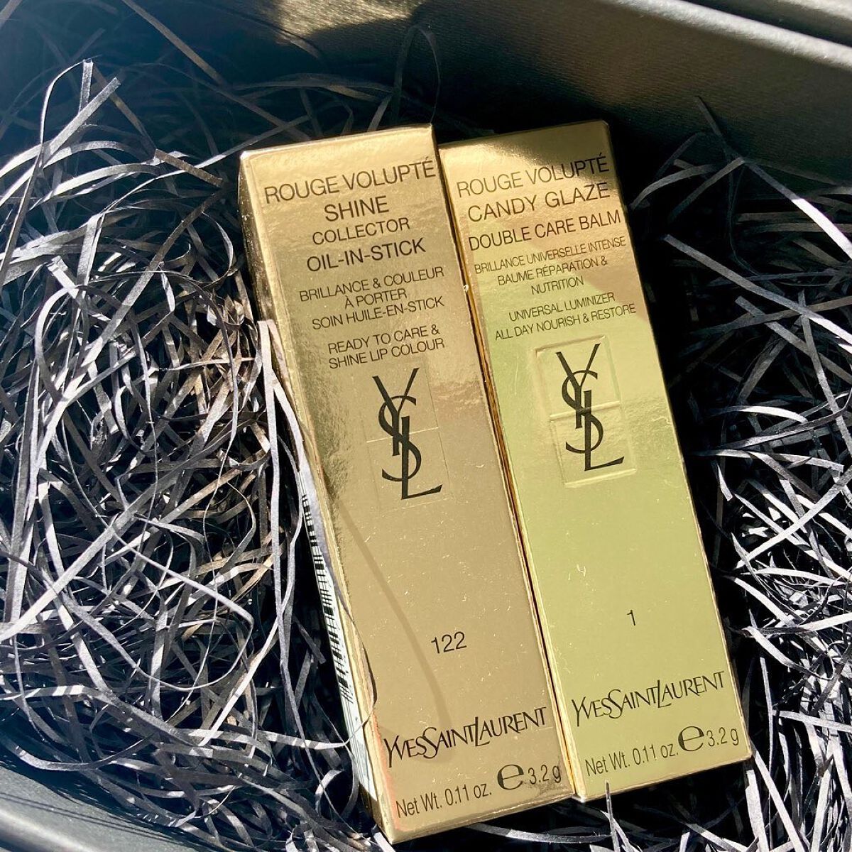 ルージュ ヴォリュプテ シャイン/YVES SAINT LAURENT BEAUTE/口紅を使ったクチコミ（2枚目）